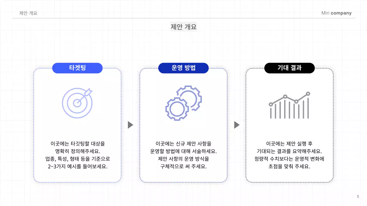 파랑 모던 비즈니스 제안서