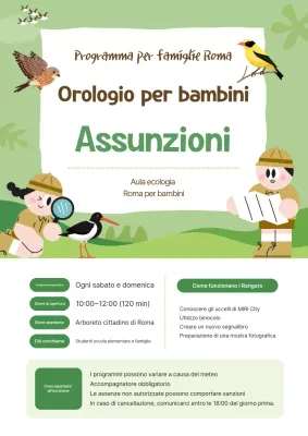 Reclutamento Green Baby Eco-Experience