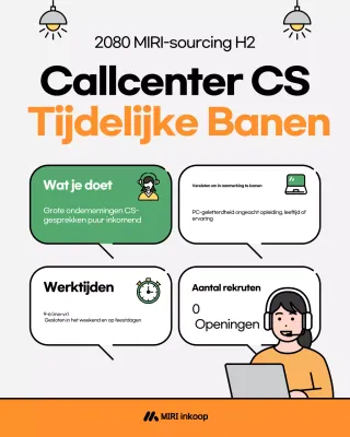 Oranje Eenvoudige Wervingskennisgeving