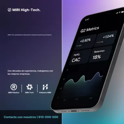 Anuncio de tecnología moderna de Bora