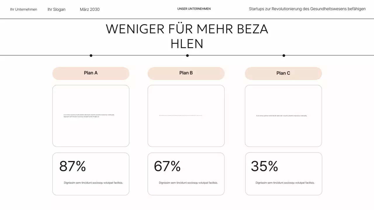 Beige Modern Health Präsentations-Pitch