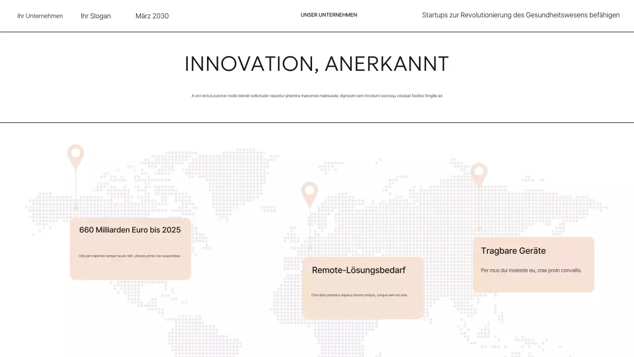 Beige Modern Health Präsentations-Pitch