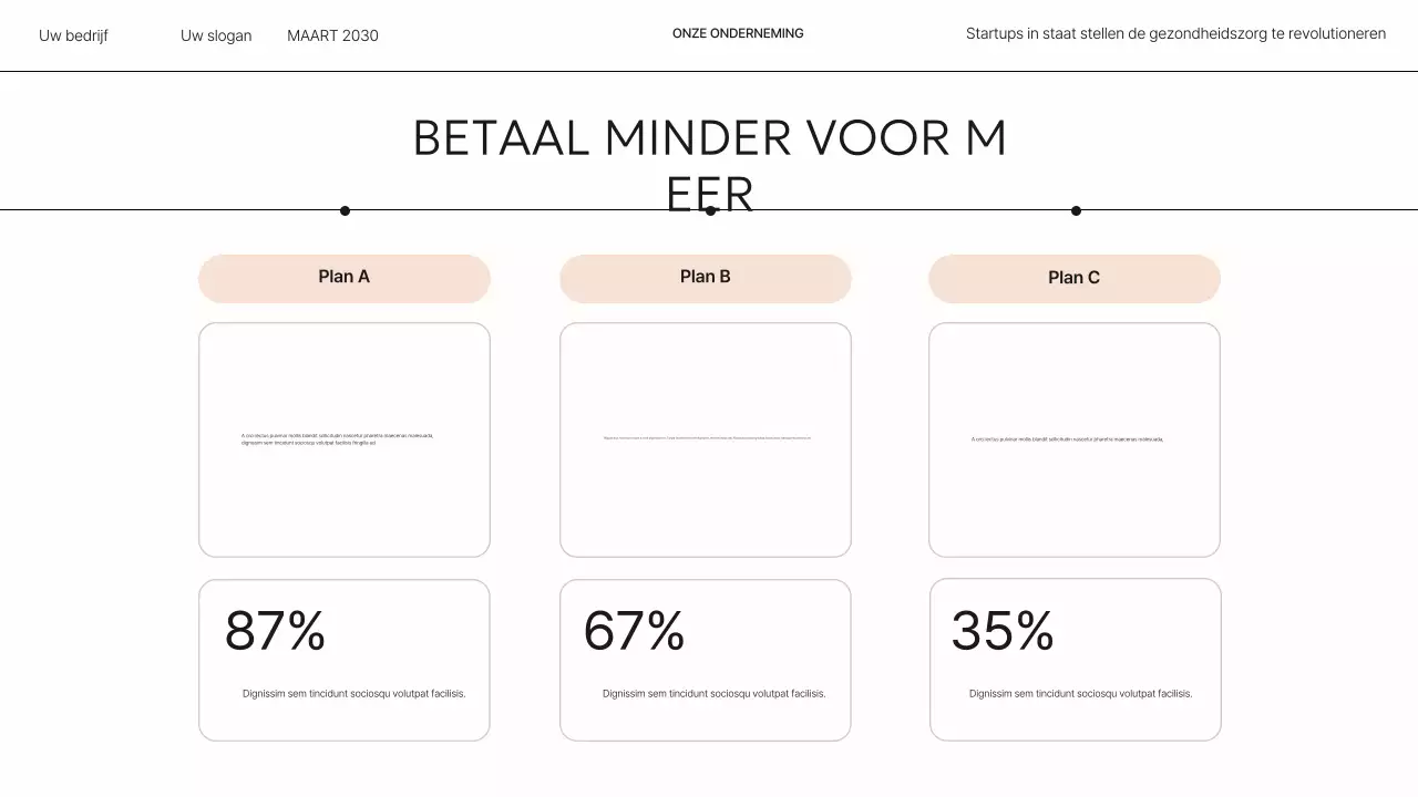 Beige Modern Health Presentatie Pitch