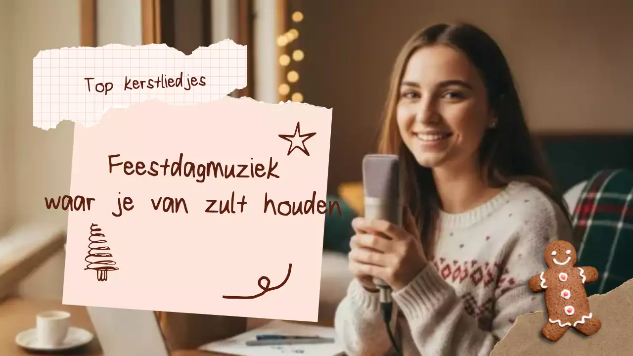 Beige Cozy Holiday Playlist YouTube-miniatuur