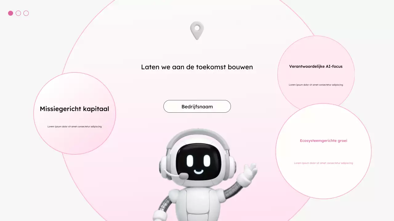 witte moderne productiviteitspresentatie
