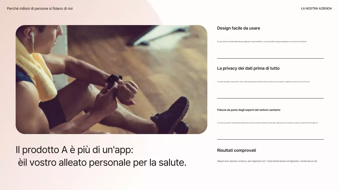 Presentazione di Beige Modern Health