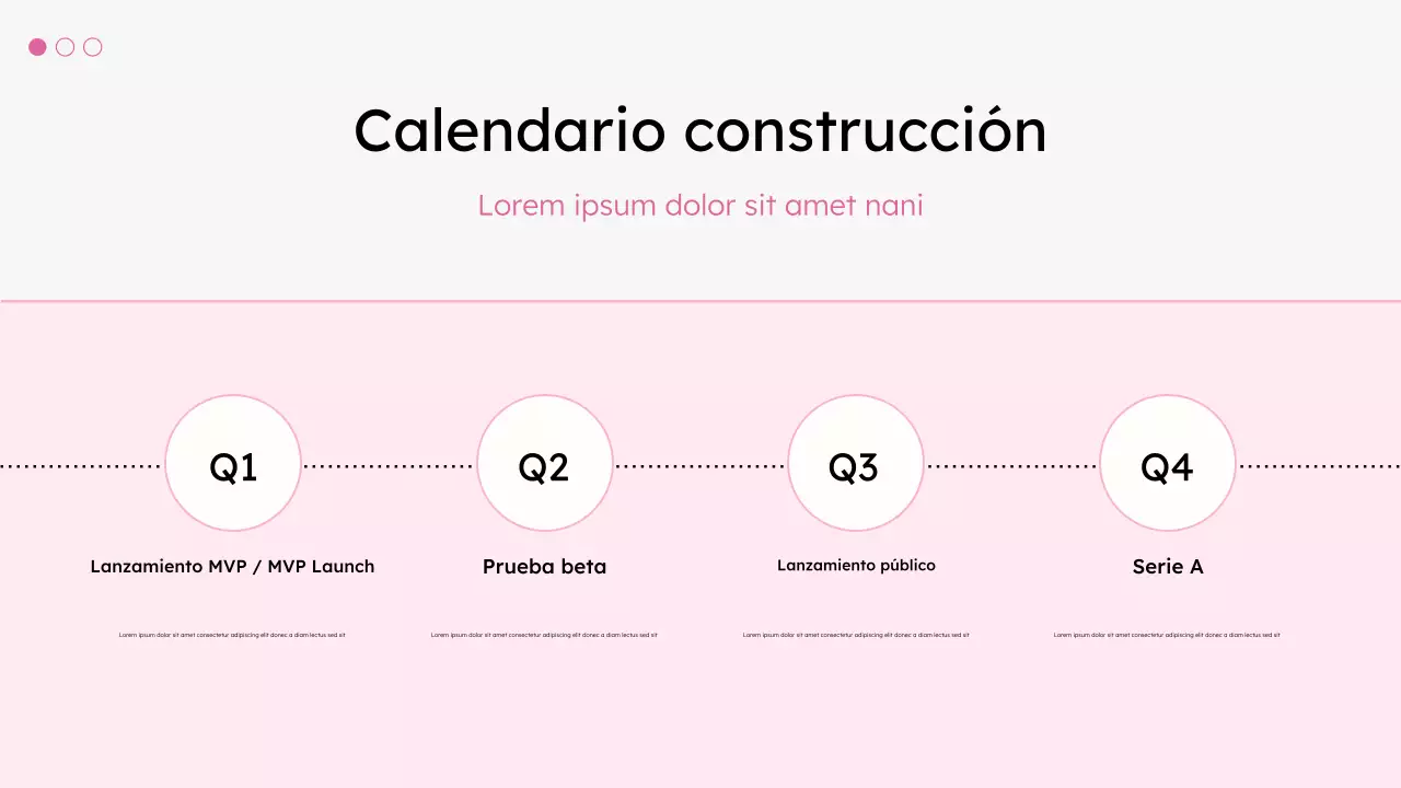 Presentación de productividad moderna en blanco