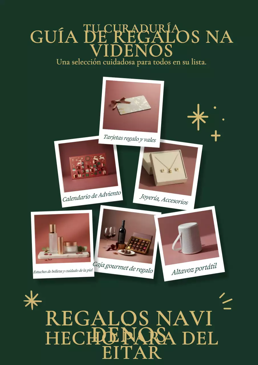 Póster elegante de guía de vacaciones verde