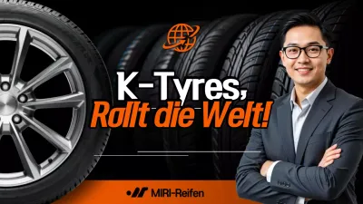 Orange Modern Car Werbung