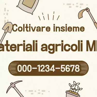 Pubblicità Beige Simple Agriculture