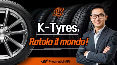 Pubblicità di un'auto moderna arancione