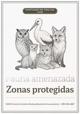 Guía del santuario de vida silvestre vintage