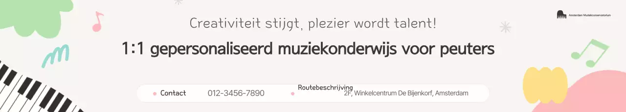 Ivory's schattige kindermuziekacademie-promotie