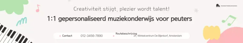 Ivory's schattige kindermuziekacademie-promotie