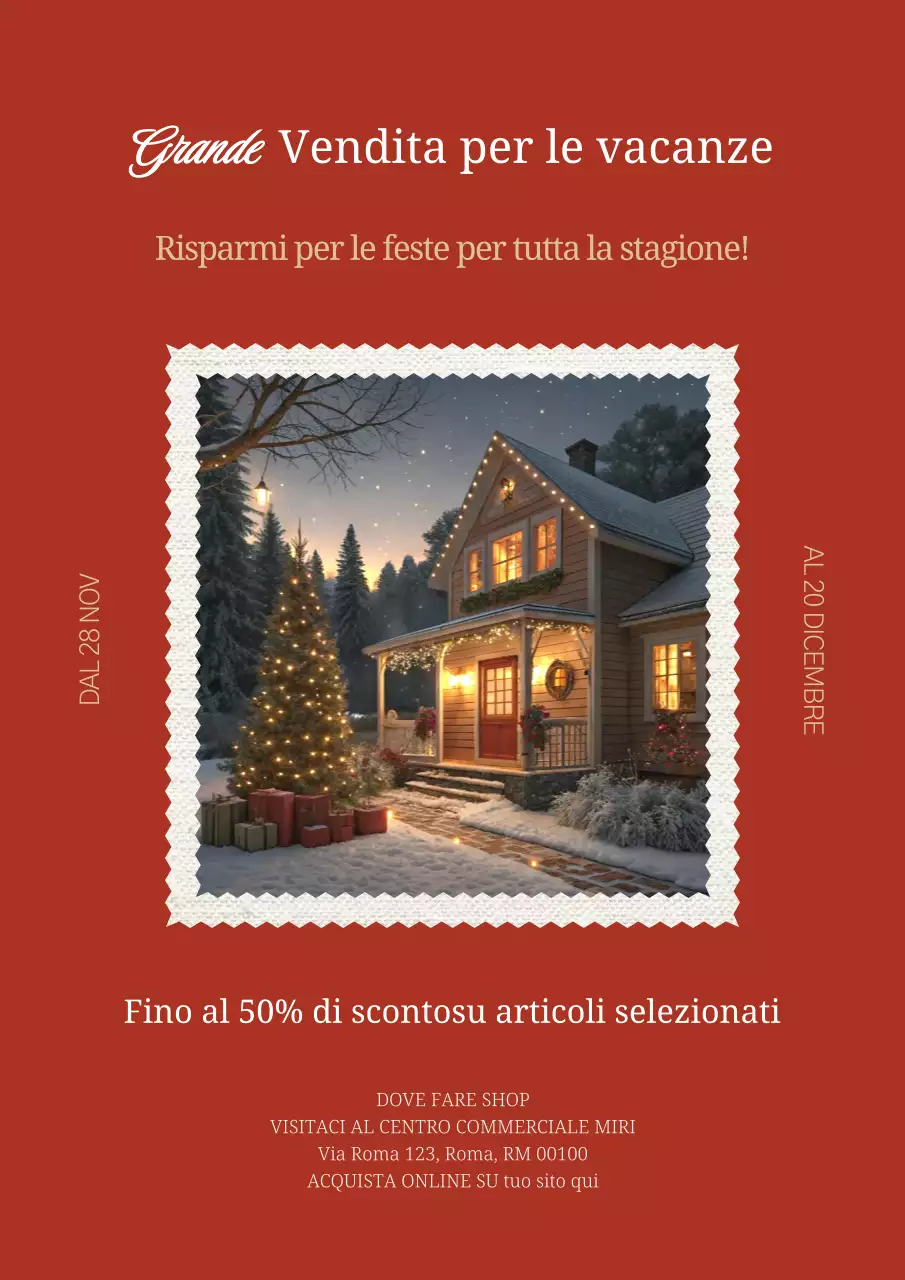 promozione festiva classica rossa