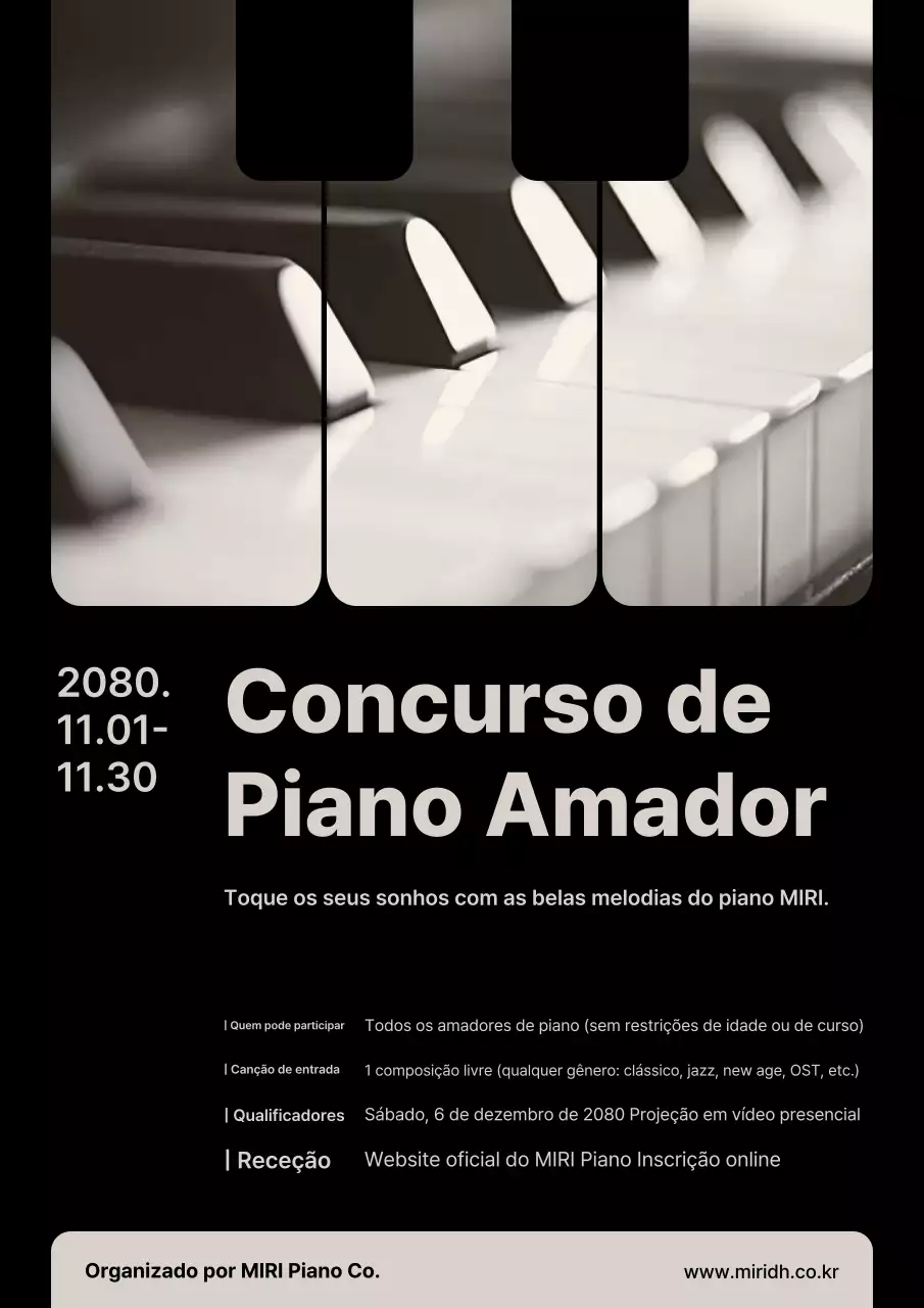Guia para o Concurso de Piano Moderno Brown