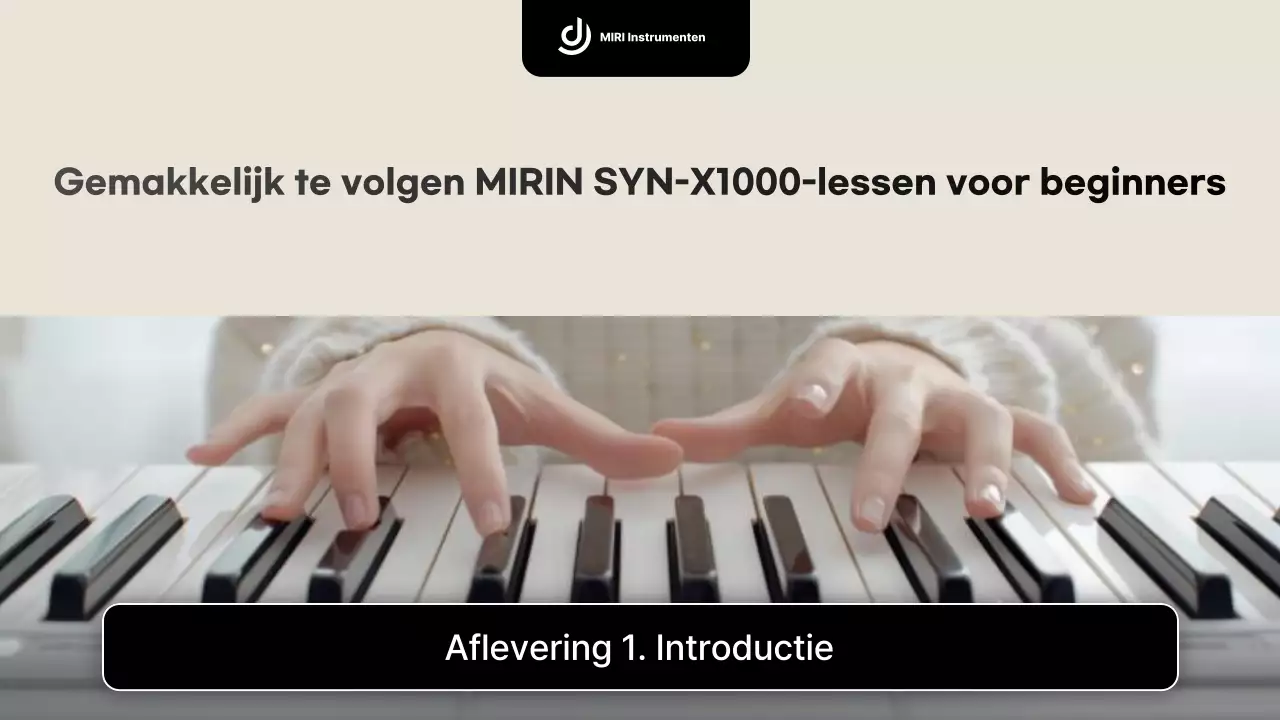 Beige Eenvoudige Pianolesmaterialen