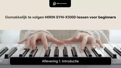 Beige Eenvoudige Pianolesmaterialen