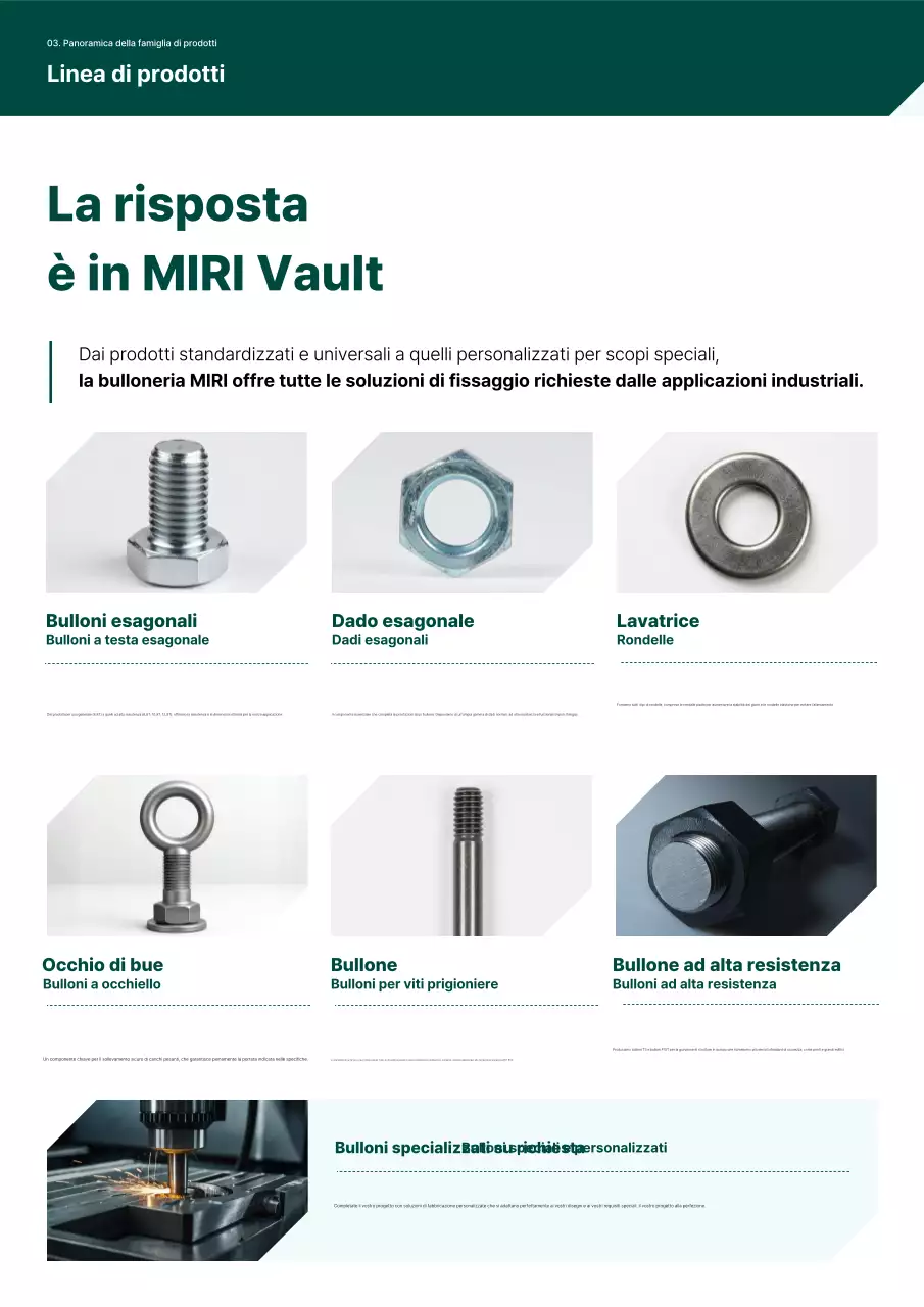 Manuale industriale moderno verde