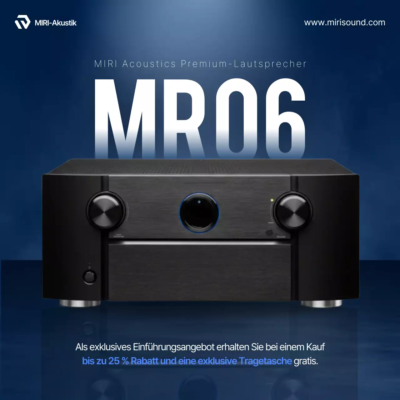 Blue Modern Audio-Werbung