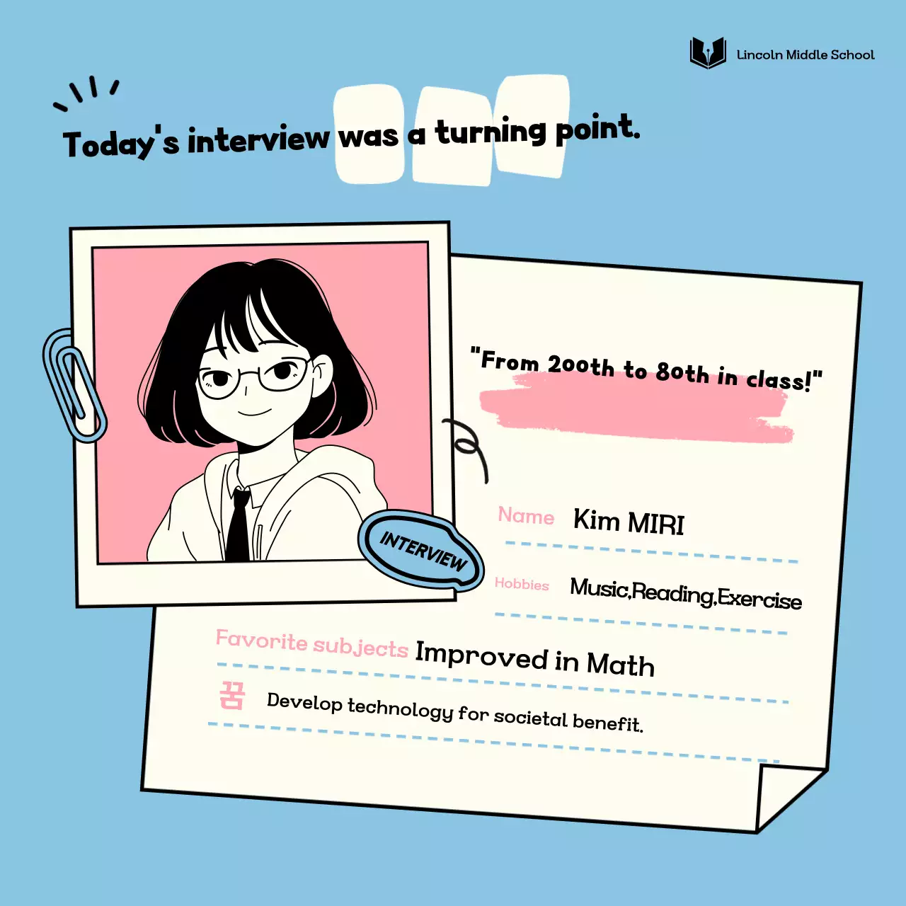 Promotion of Pink Simple Educational Materials