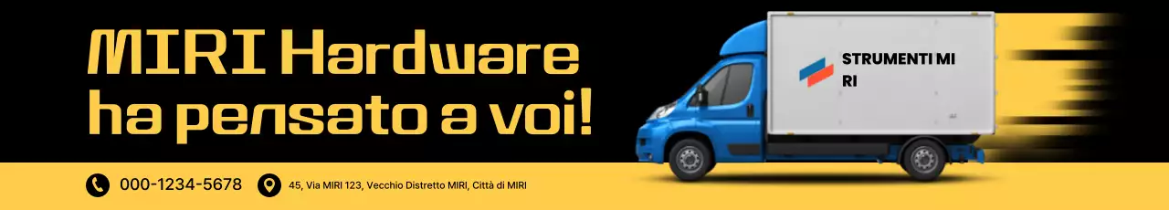 Promozione delle informazioni sulla consegna moderna nera