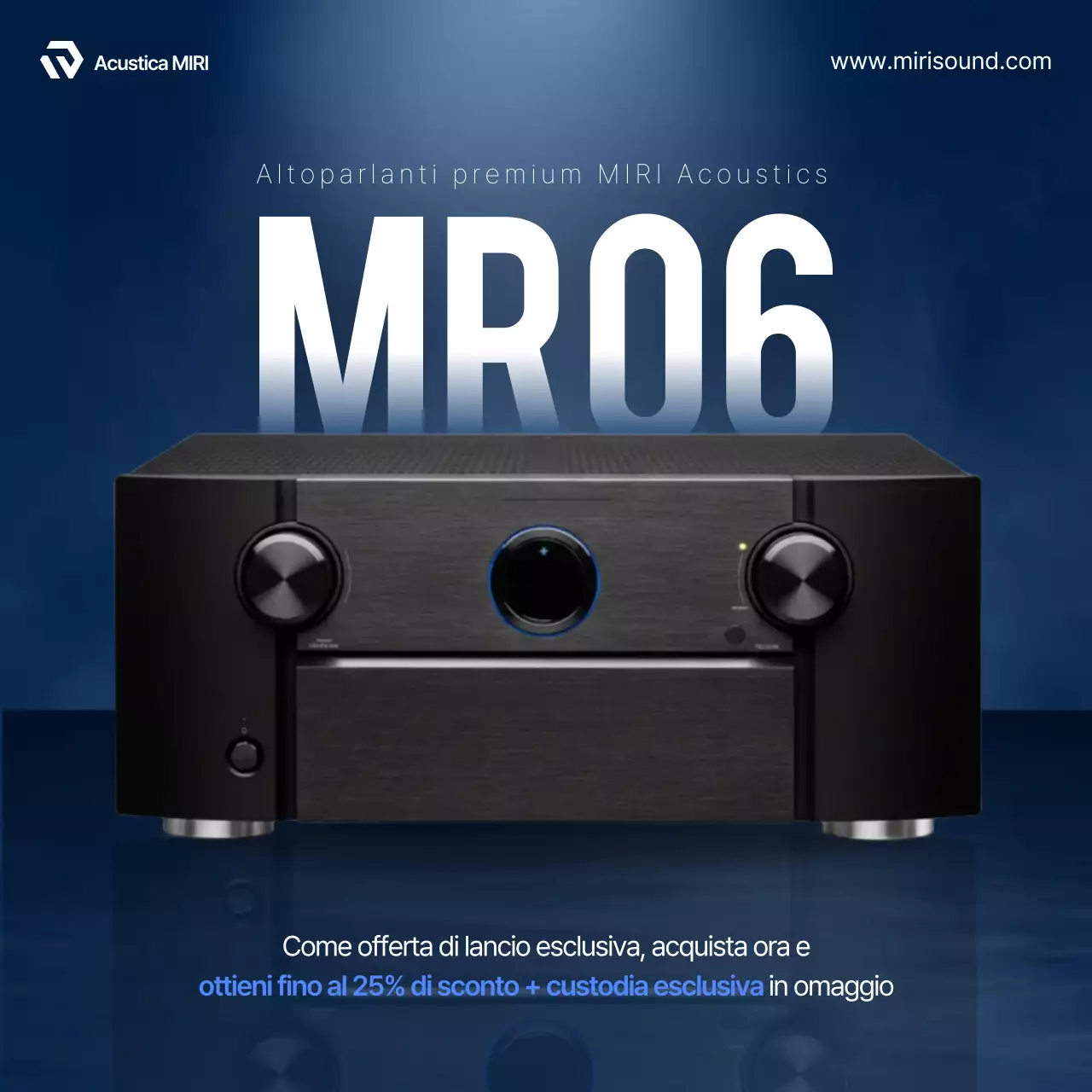 Pubblicità Blue Modern Audio