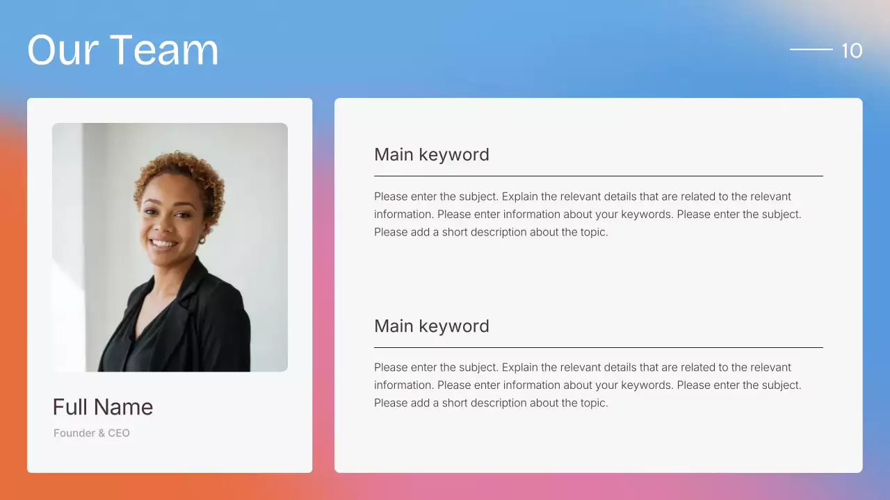 Colourful Modern Sales Strategy Presentation