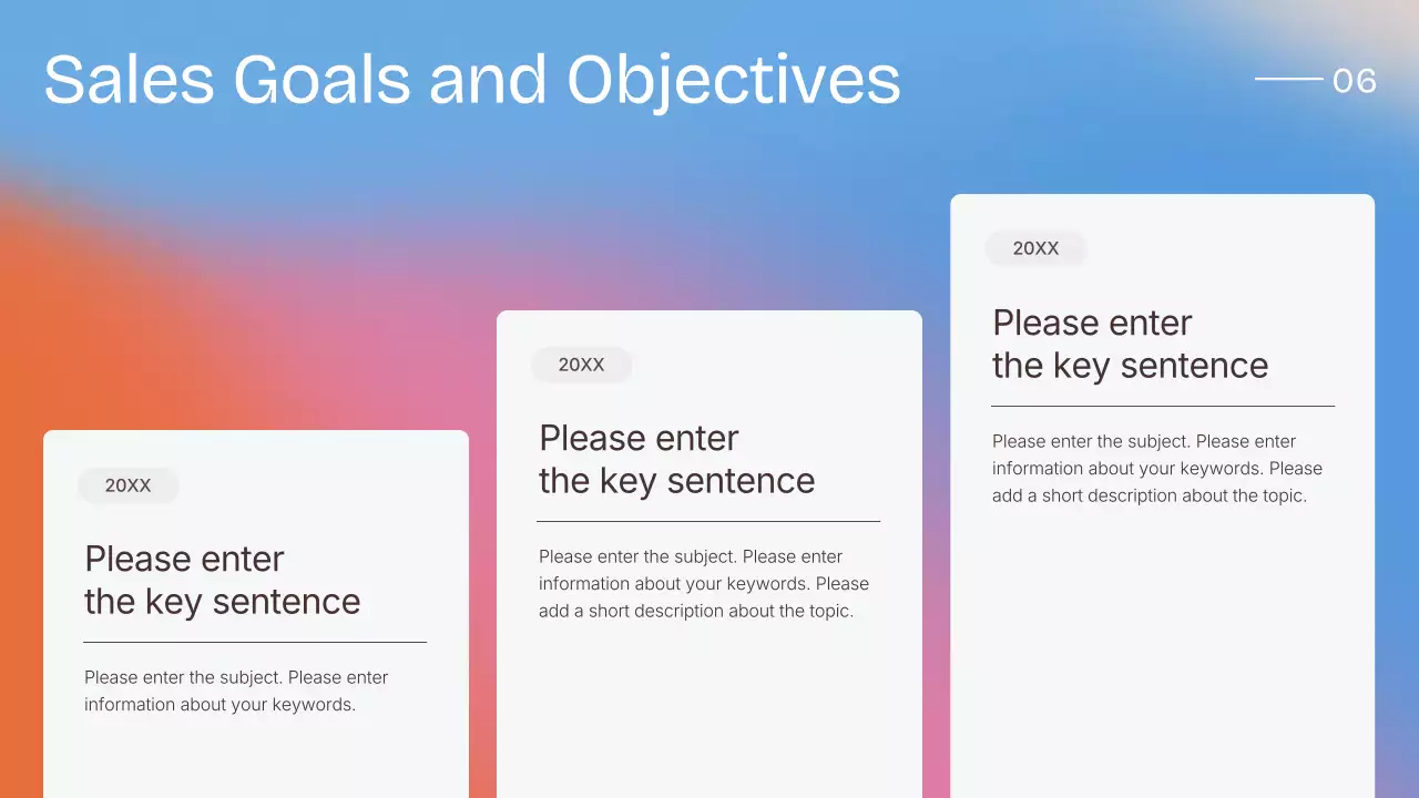 Colourful Modern Sales Strategy Presentation