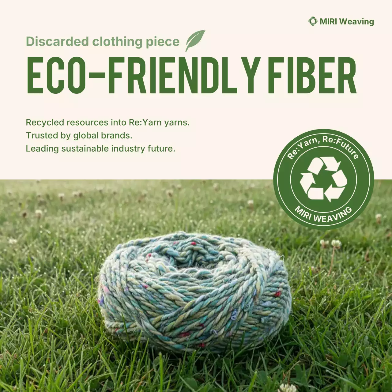 green modern fiber promotion