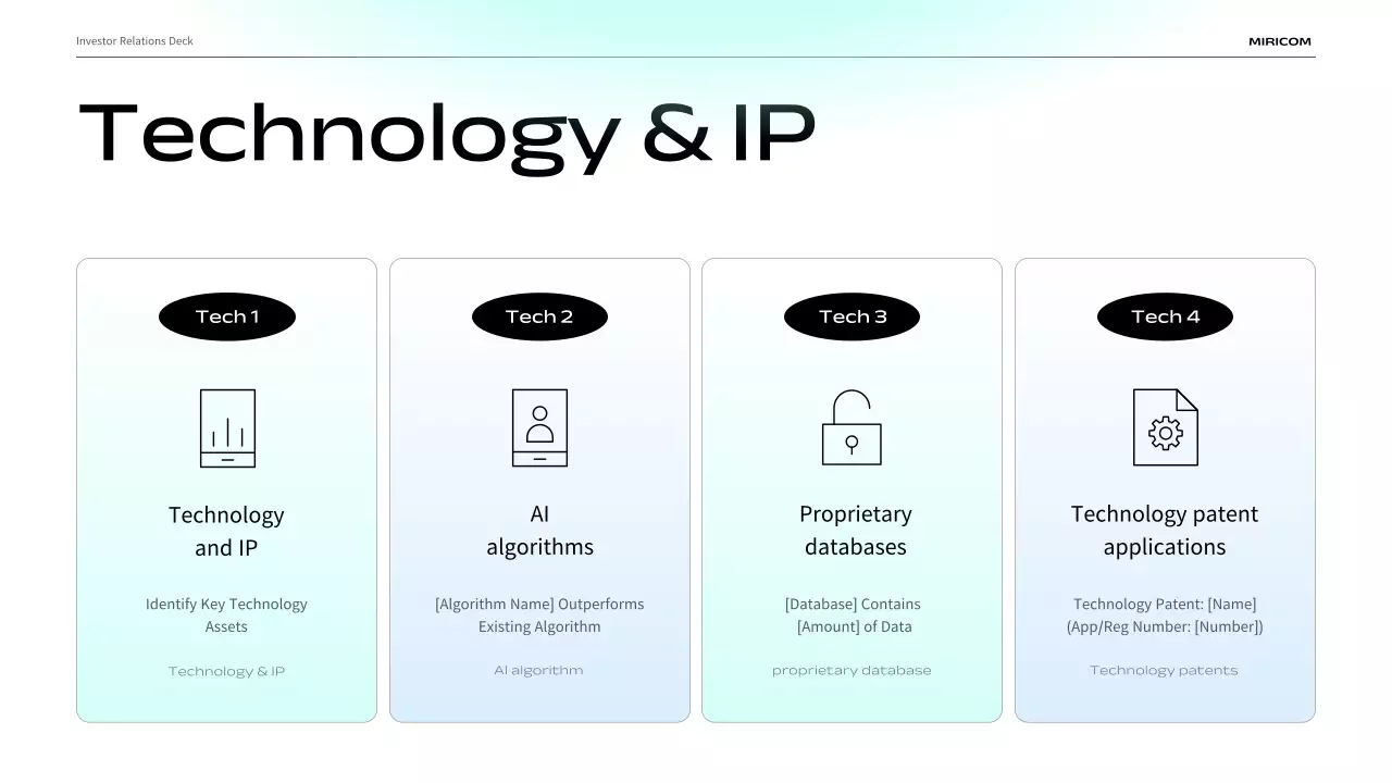 presentasi bisnis modern biru