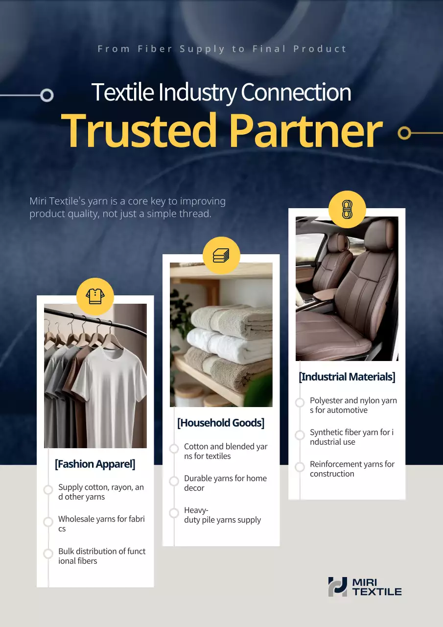 navy modern textile promotion