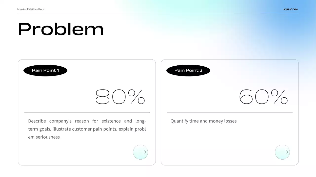 presentasi bisnis modern biru