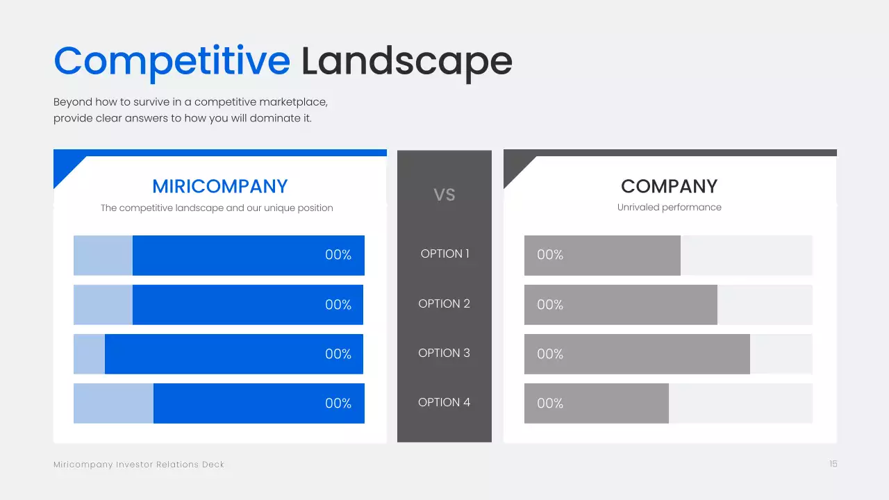 blue modern investment document