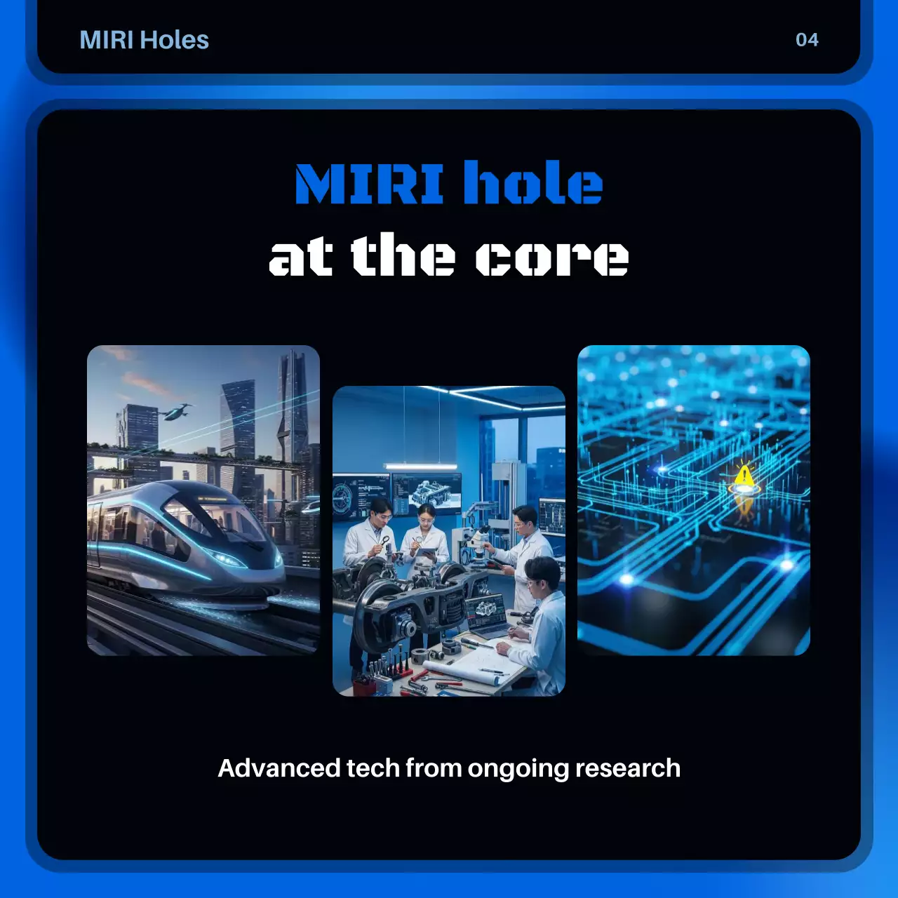 Quảng cáo giao thông hiện đại màu xanh