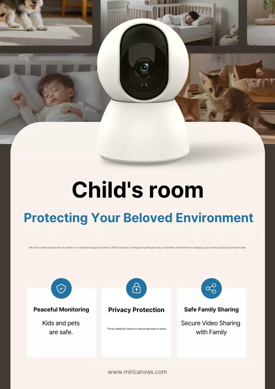 Quảng cáo đồ gia dụng hiện đại màu trắng