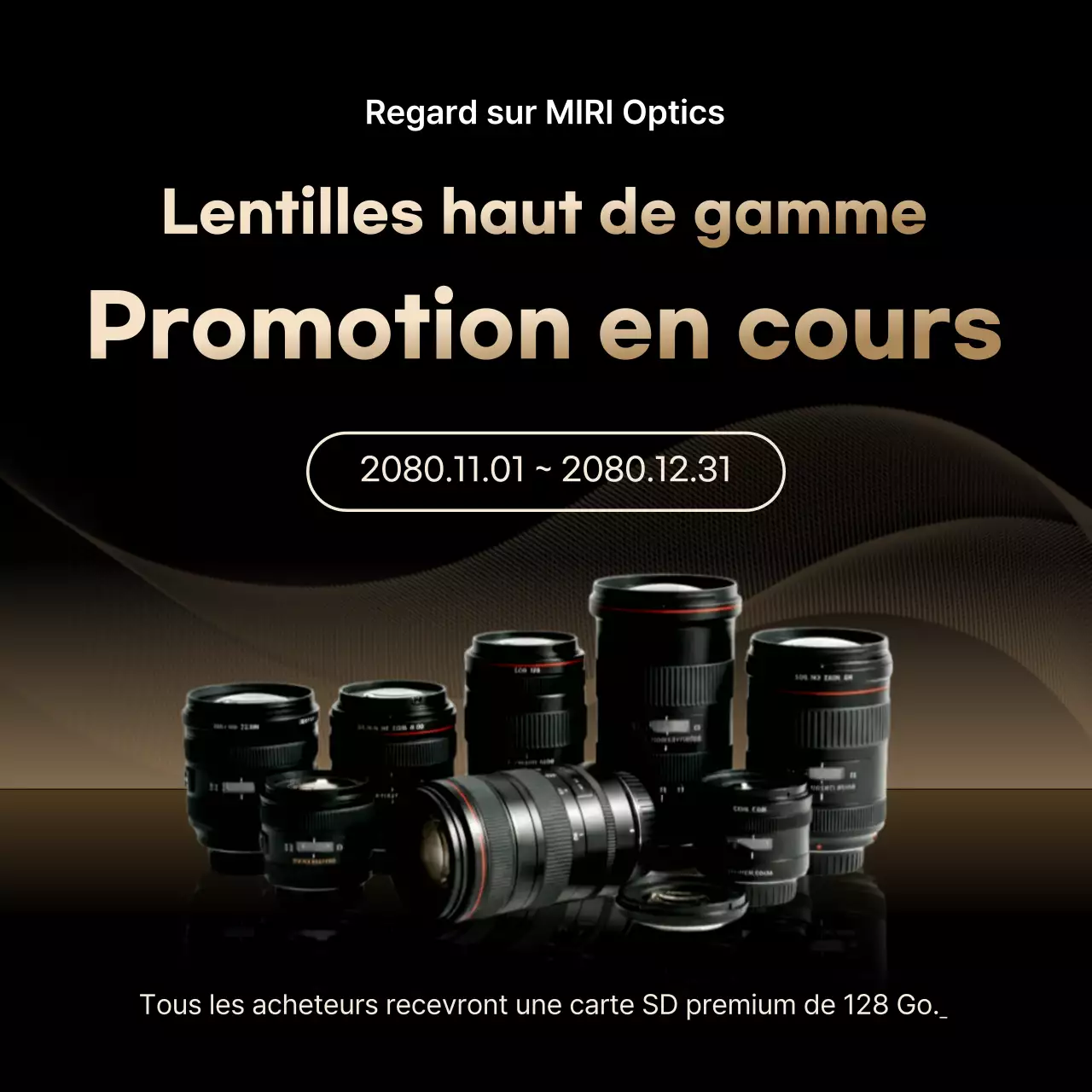 Publicité pour Black Advanced Camera