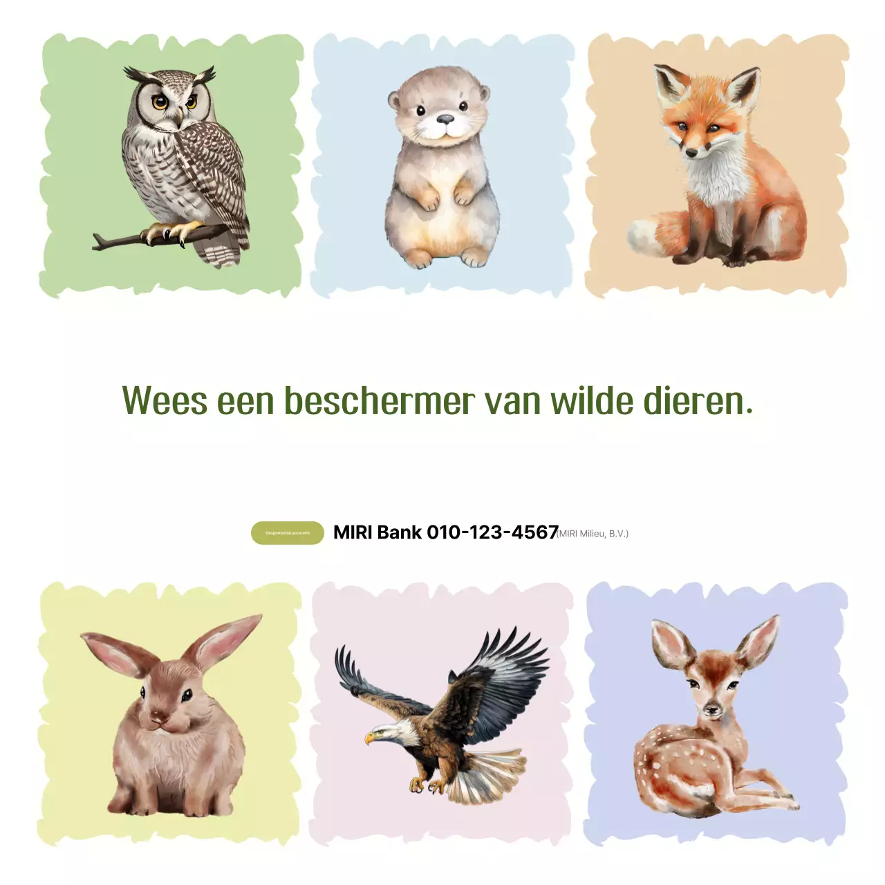 Beige Baby Animal Protection Campagne