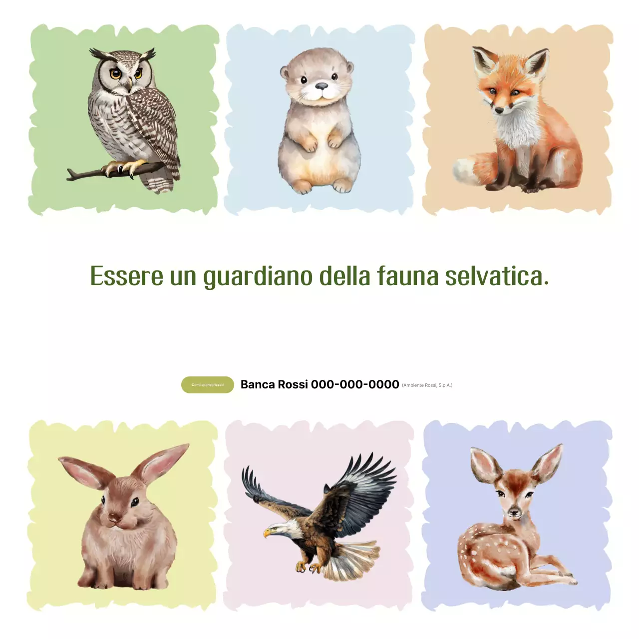 Campagna per la protezione dei cuccioli di animali beige