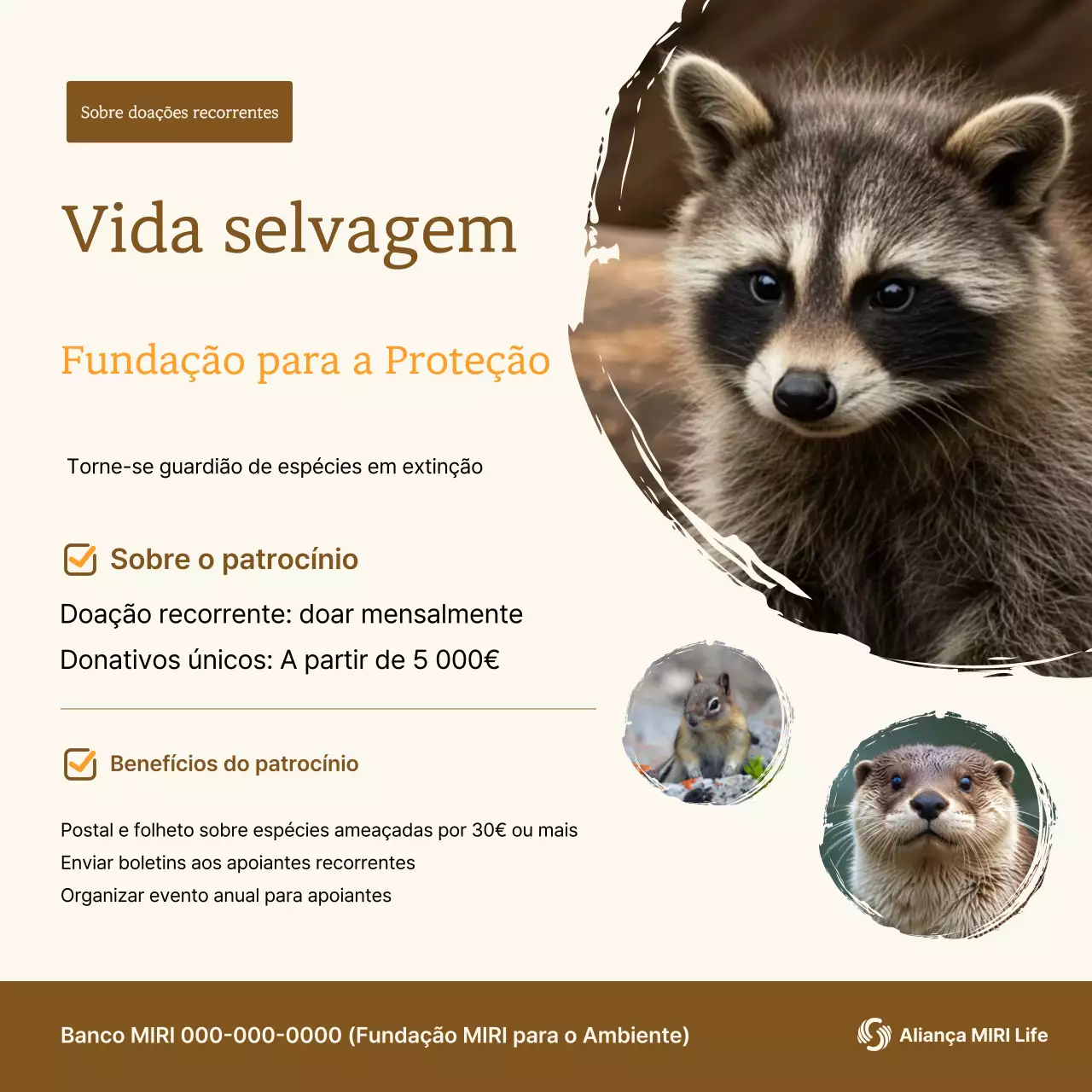 Campanha Ambiental Natureza Bege