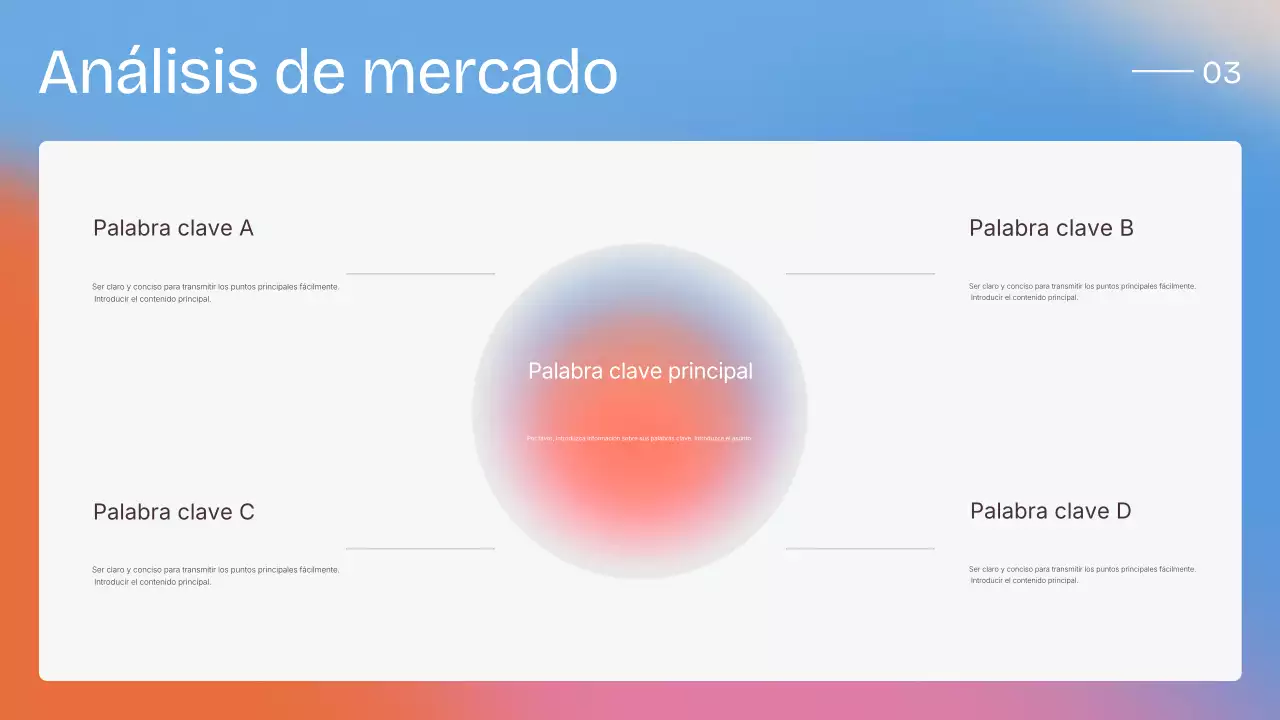 Presentación de estrategia de ventas moderna y colorida