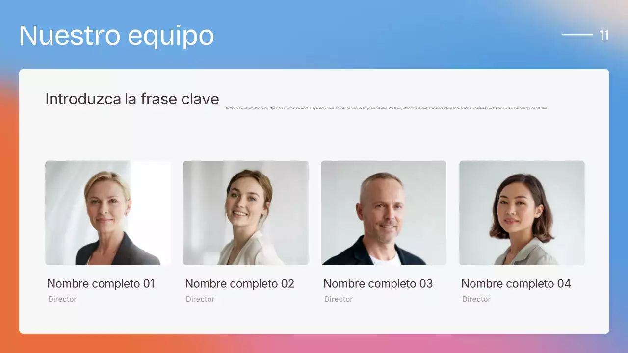 Presentación de estrategia de ventas moderna y colorida