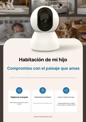 Anuncio de electrodomésticos modernos blancos