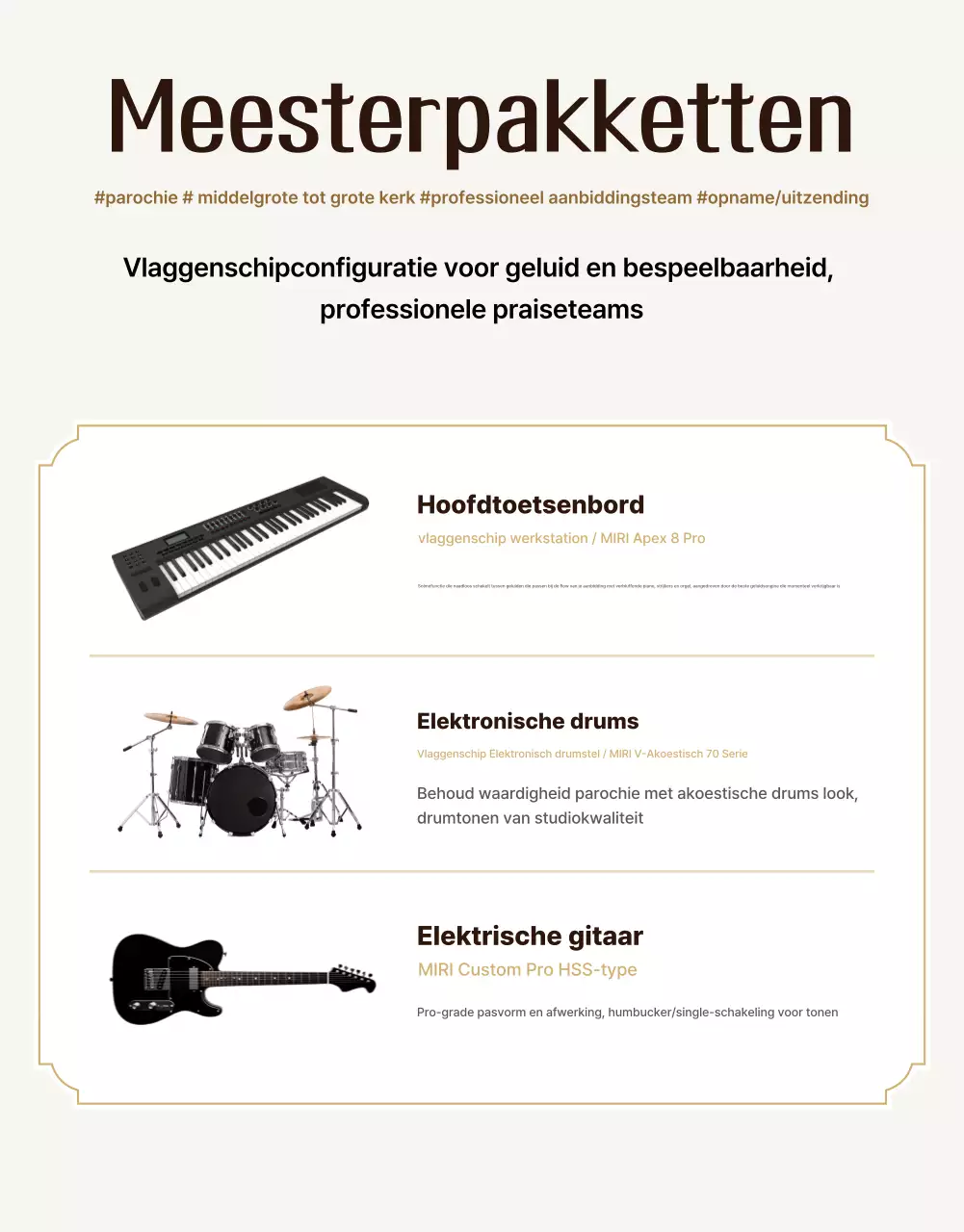 Brown Klassieke Instrumentengids