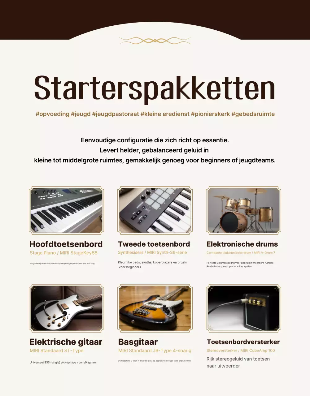 Brown Klassieke Instrumentengids