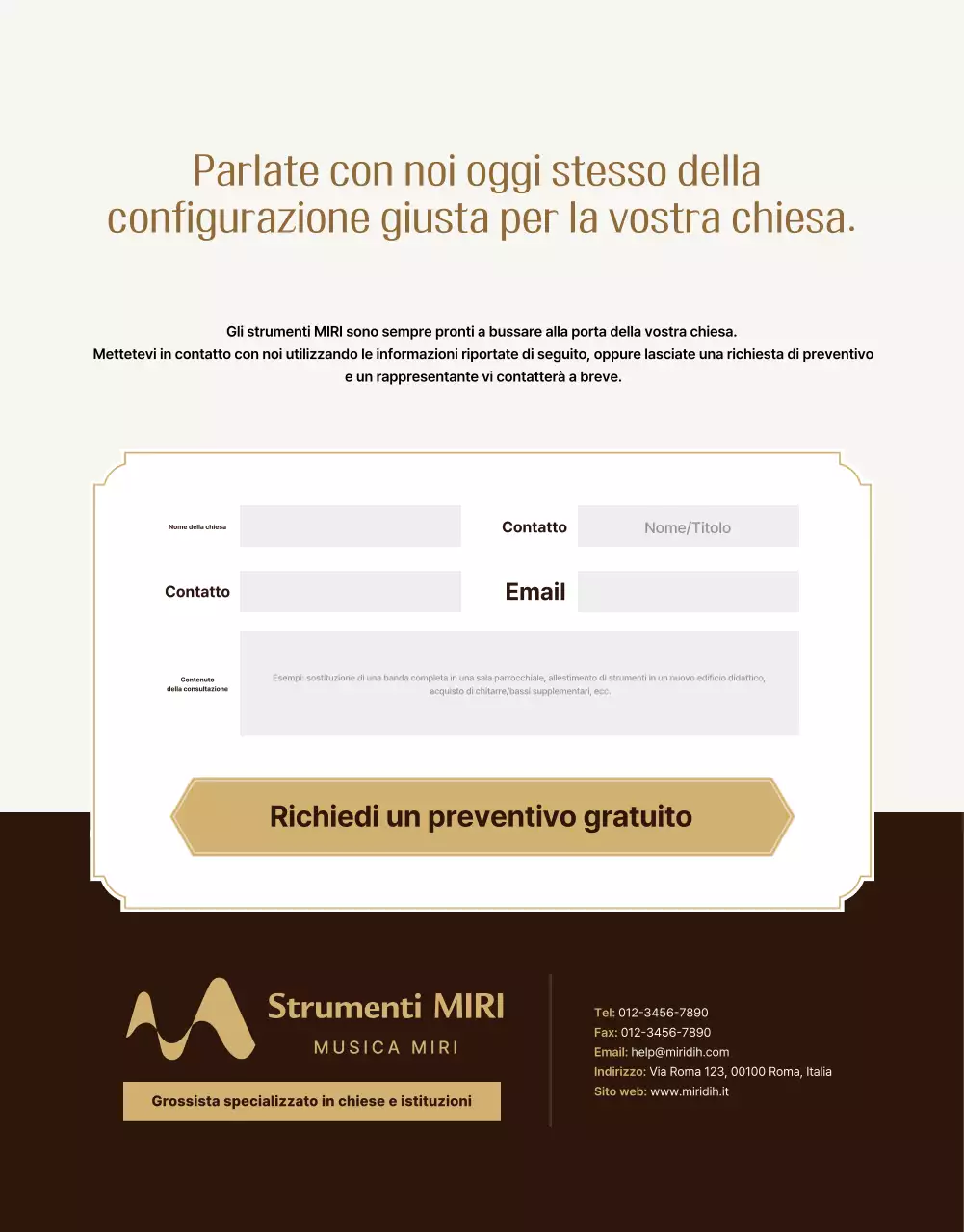 Guida agli strumenti classici Brown