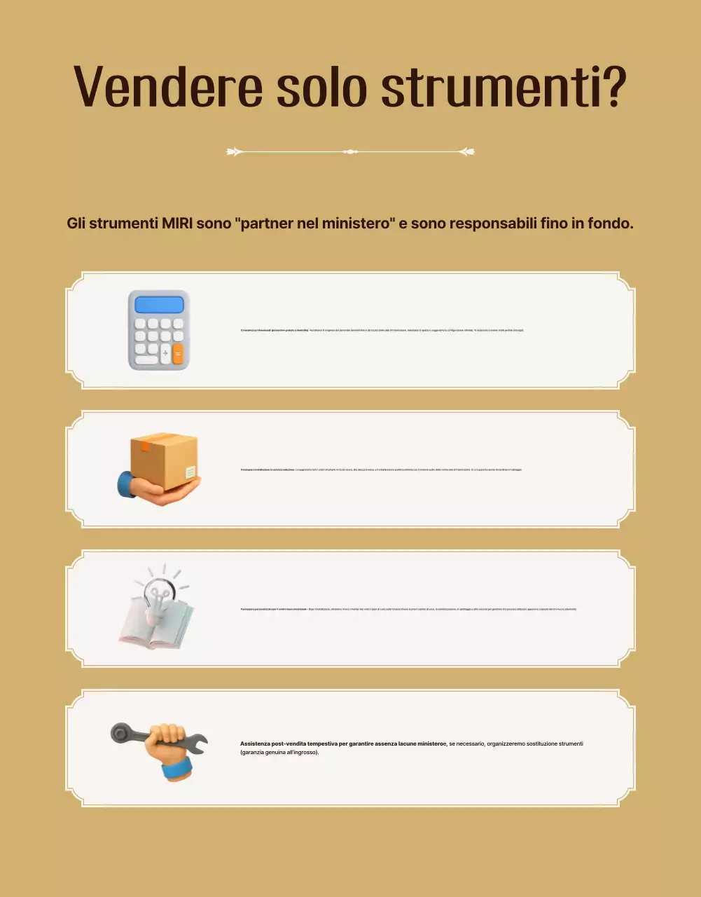 Guida agli strumenti classici Brown