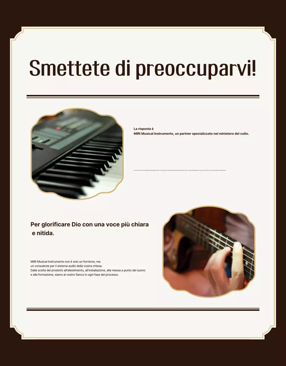 Guida agli strumenti classici Brown