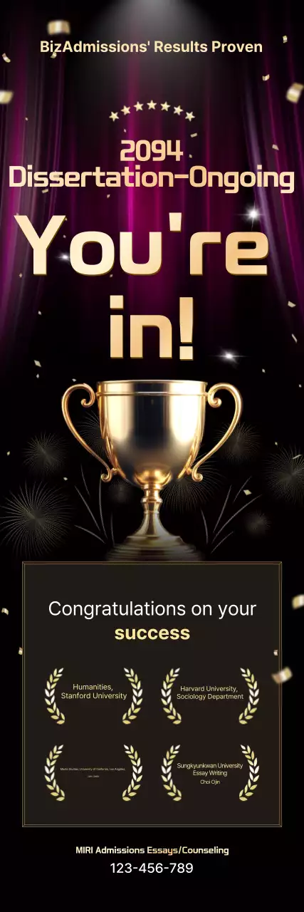 Congratulations on passing the Bora Luxury entrance exam!