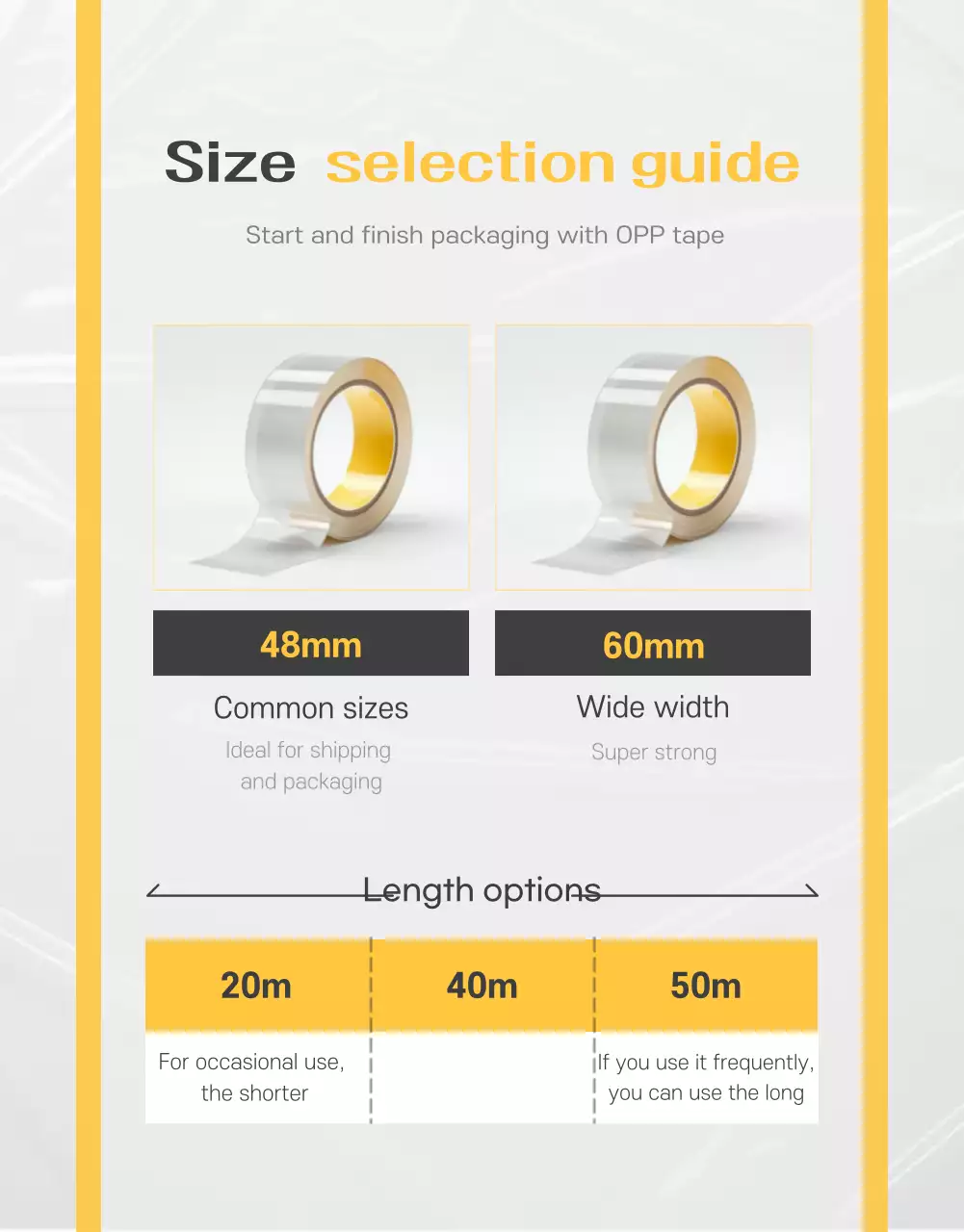 Yellow Simple Packaging Advertisement